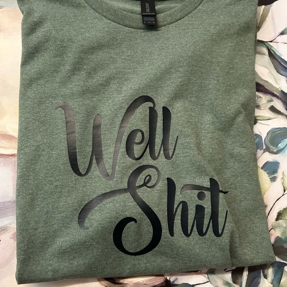 Gildan Olive Graphic Tee